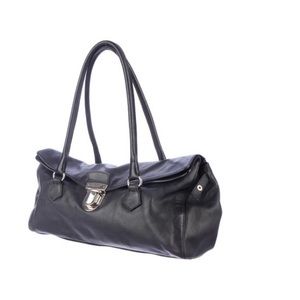 Prada Black Leather Shoulder Bag